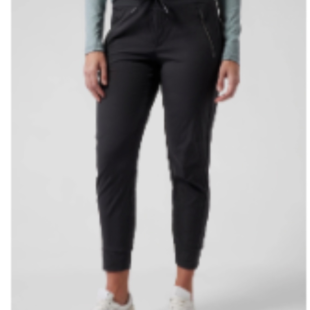 Athleta Trekkie North Jogger Black Size 8 Tall